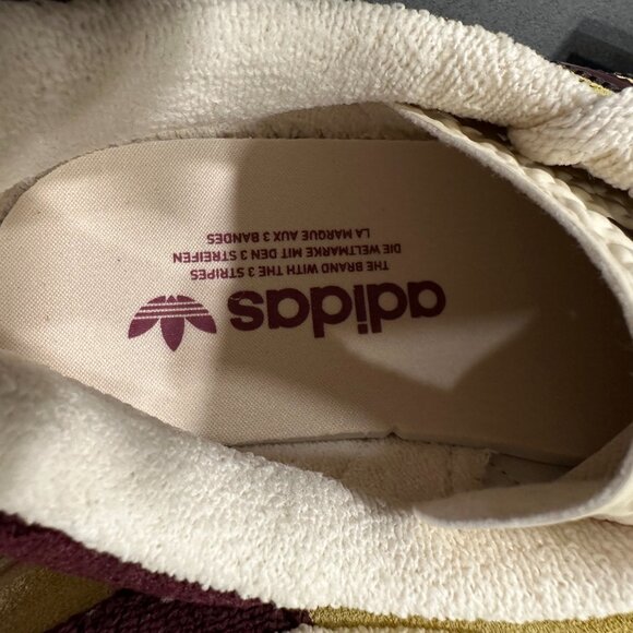 Adidas, Gazelle, Size 10, Color- Almost Yellow and Maroon, Leather/Suede - Picture 14 of 15